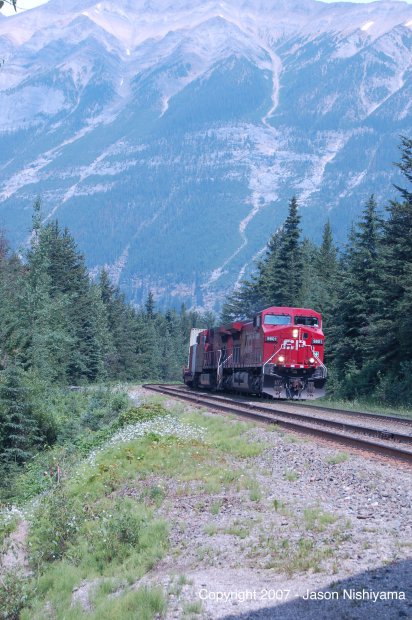 CP9801 in Kicking Horse Pass