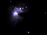 LRGB image of M42. Stack of 4 - 30 second exposures in each filter. Taken 23 January 2011 from Calgary with a MAK127