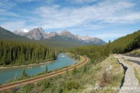 Wide shot of Morant's Curve.